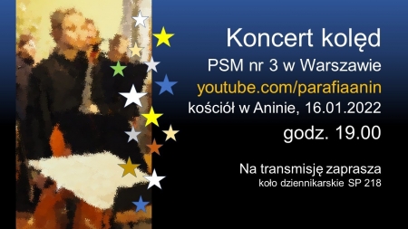 Koncert kolęd uczniów PSM nr 3 w Warszawie